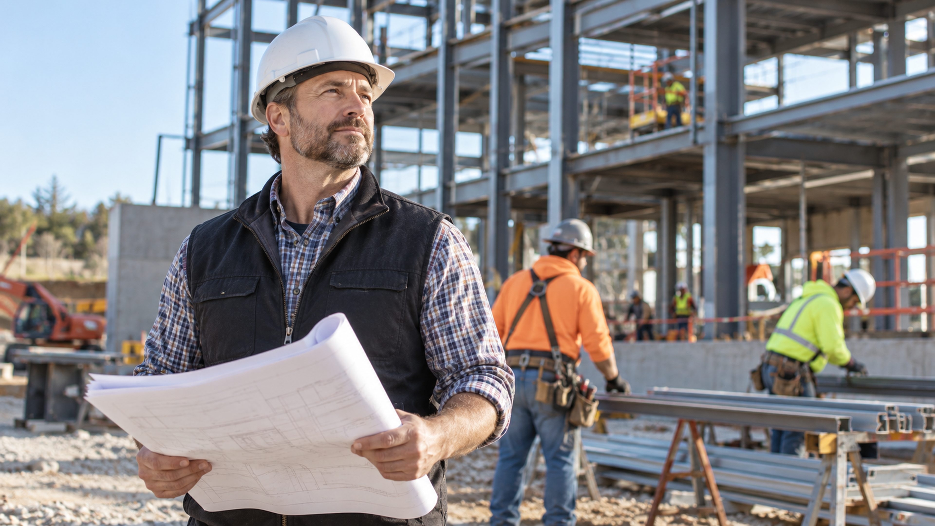 Commercial construction site